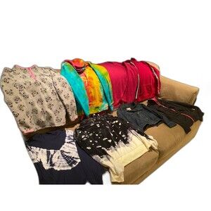 Lot of 8 sweatshirts/ sweaters girls’ tops 10-12 years four NWOT Justice, OshKos